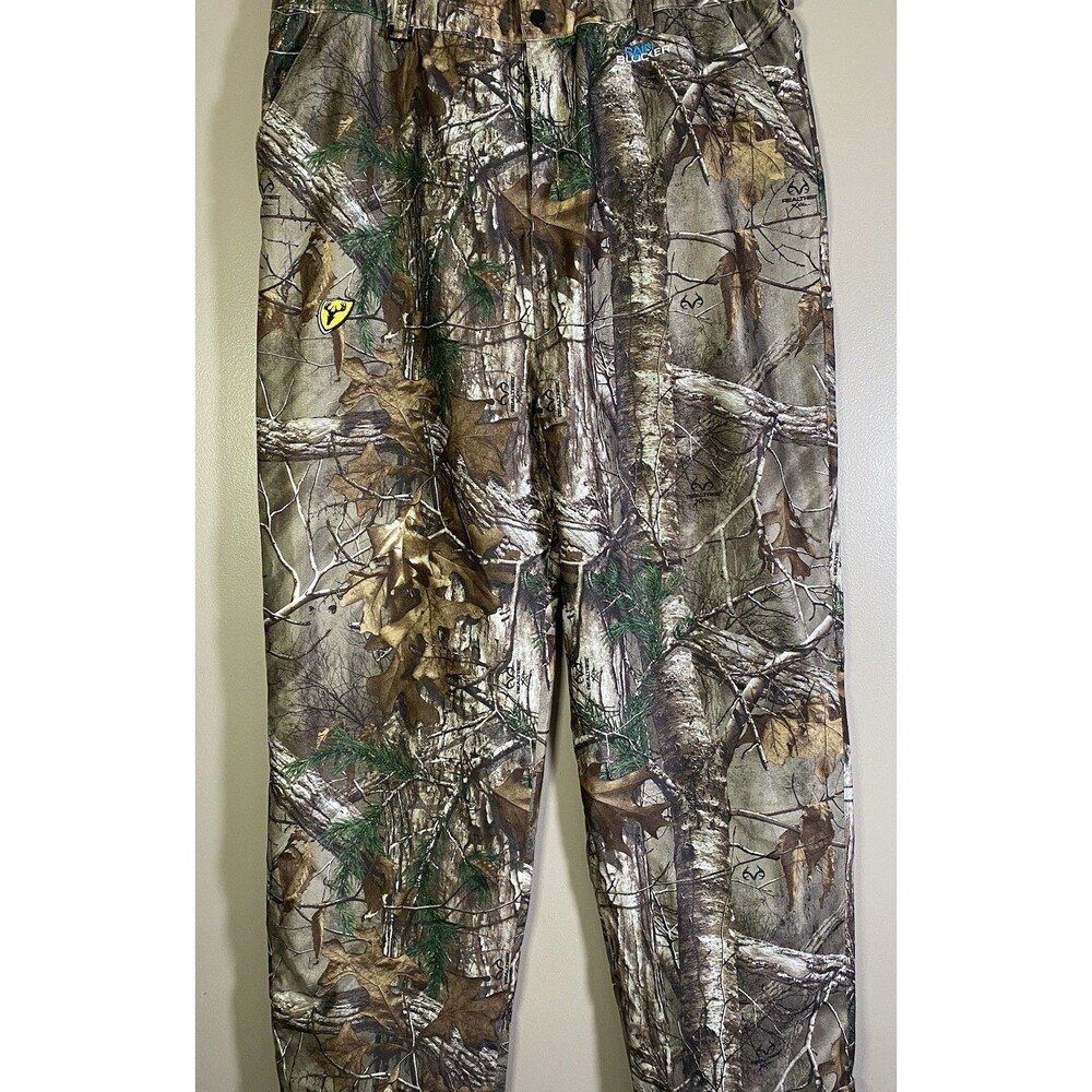 Realtree Edge Scent Blocker  Hunting Pants Men’s 2XL Cargo Camo Lined Outdoor